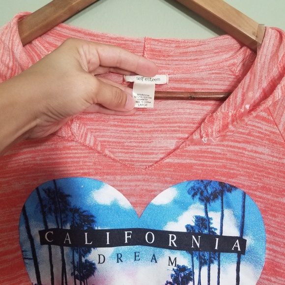 California Dream lightweight hoodie size L - Picture 6 of 6